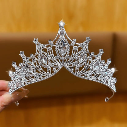 Fashionable Crown Headband - Sweet Hair Accessory for Performances & Birthdays