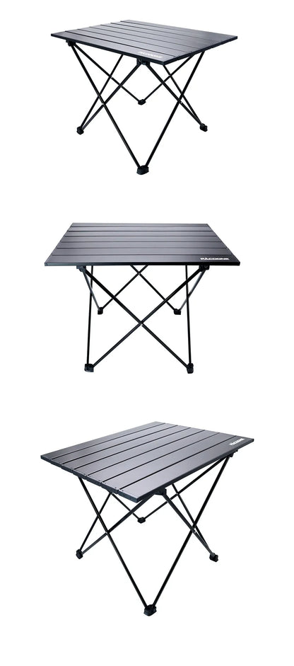 PACOONE Portable Camping Table – Ultralight, Foldable Aluminium Desk for Hiking, BBQ & Picnic