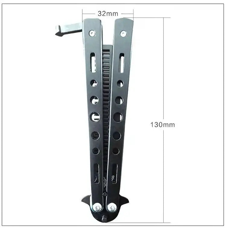 Butterfly Folding Comb for Men - Portable Metal Tip Comb, Convenient Carry Design