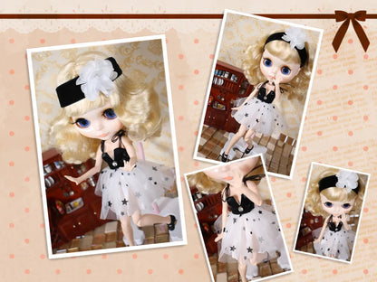 ICY DBS Blyth Doll – 1/6 BJD Customized Nude Joint Body, White Skin Glossy & Matte Face, 30cm Girl Toy Gift