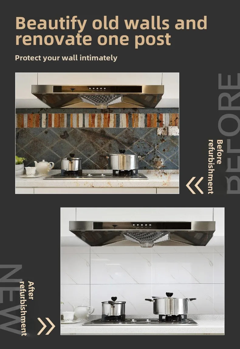 10-50Pcs PVC Marble Wall Stickers — Self-Adhesive Thickened Waterproof Tile Stickers for Bathroom Kitchen Floor Home Decor