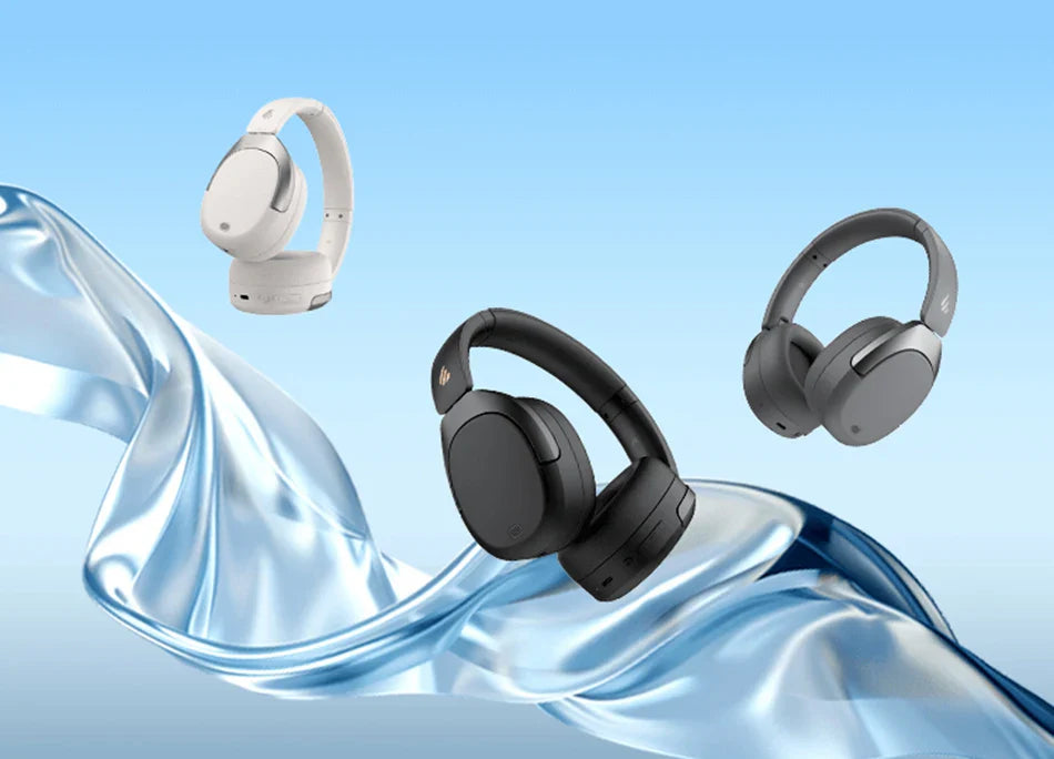 Edifier W830NB Wireless Bluetooth 5.4 Headphones | Active Noise Cancelling Hi-Res Over-Ear Headset, LDAC, Foldable, 94H Playtime