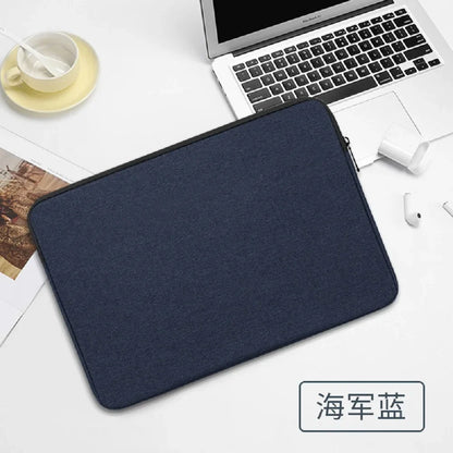 Waterproof Canvas Sleeve Bag for ZEUSLAP 16" Portable Monitor – Anti-Drop Flocking Zip Pouch Carry Case