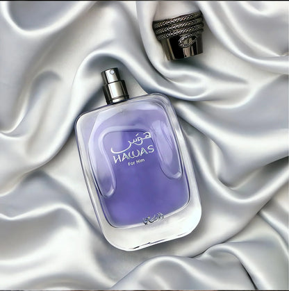 Original Hawas Men EDP Spray 100ml – Long-Lasting Premium Arabian Fragrance, Luxurious & Masculine Parfum for Daily Elegance