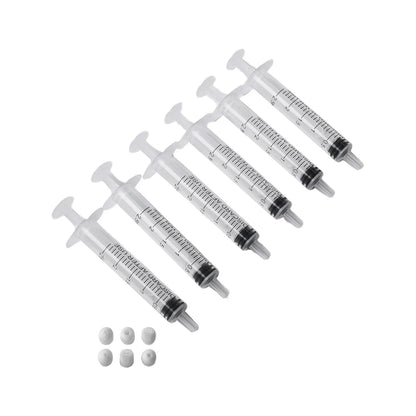 6PCS Mini Cake & Dessert Nozzles Set – Press Tools for Clay, Milk Cream, and Food Decoration