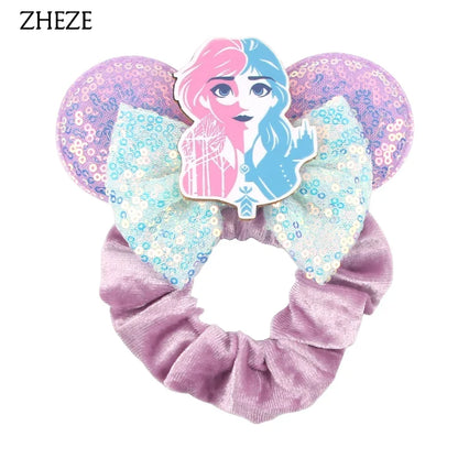 Velvet Mouse Scrunchies - Cute Elastic Ponytail Holders & Hair Accessories for Girls
