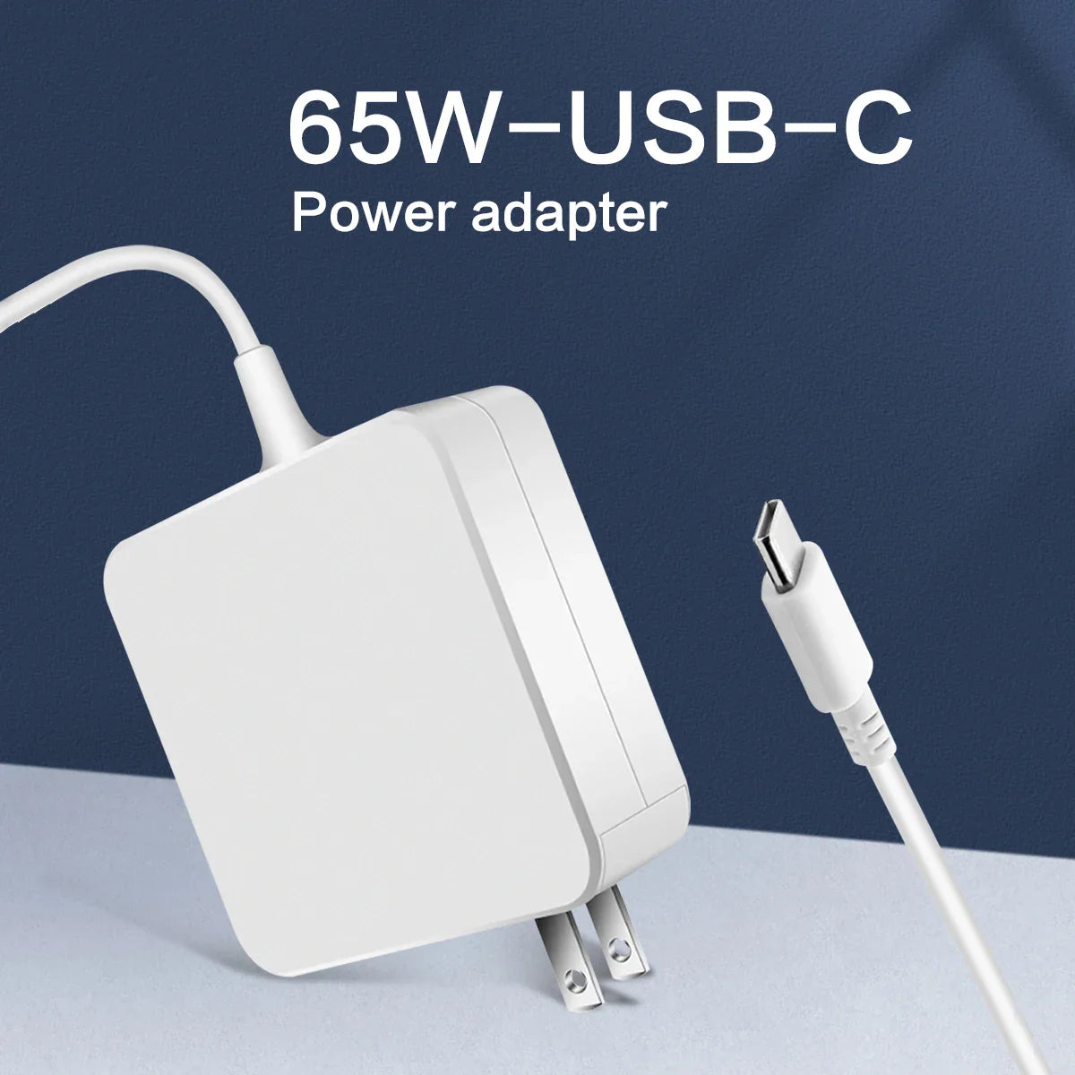 Reletech 65W USB-C Laptop Charger – Type-C PD Fast Wall Adapter for MacBook, Dell, Lenovo, Huawei, HP