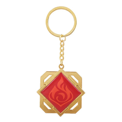 Genshin Impact Venti Eye Keychain 1:1 – Luminous Anime Cosplay Key Ring Backpack Pendant Gaming Accessories Gift