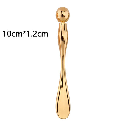 Metal Face Massage Stick — Anti-Wrinkle Eye Cream Applicator & Mask Mixing Spatula for Facial Care