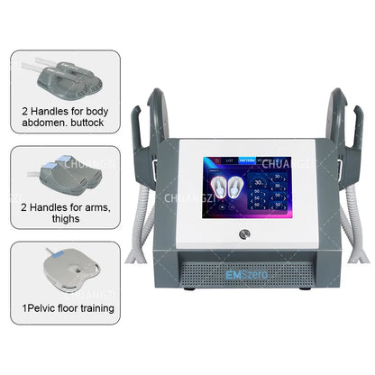 EMSzero Sculpting Machine – Portable NEO Body Slimming, Nova RF & EMS Electromagnetic Muscle Stimulator for Professional Use