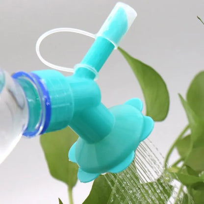 2-in-1 Sunflower Automatic Watering Nozzle - Gardening Beverage Bottle Waterer for Succulent Irrigation
