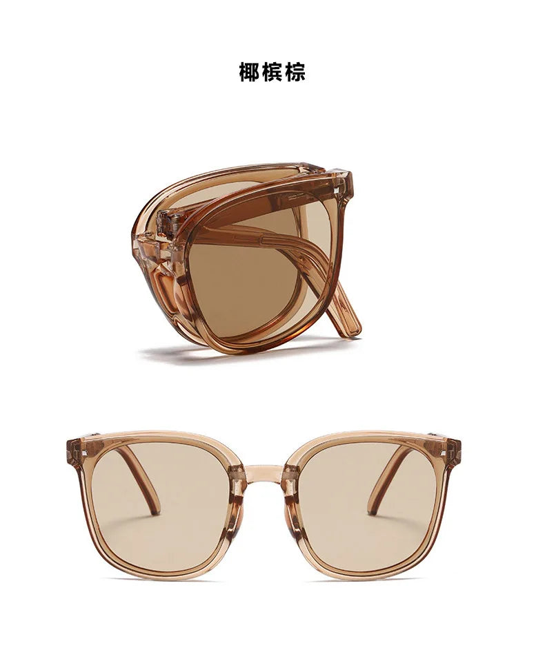 Folding UV Protection Sunglasses – Portable Ultra-Light Unisex Sun Protection Eyewear for Men & Women