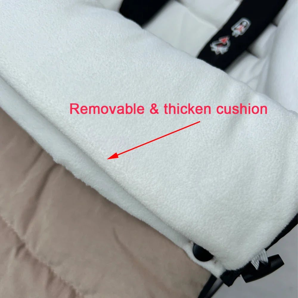 Universal Stroller Footmuff – Windproof, Waterproof & Thermal Warm, Compatible with YOYO & Bugaboo Strollers