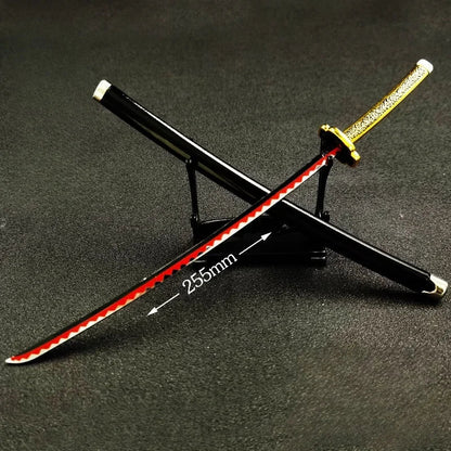 25cm Demon Slayer Katana – Kimetsu No Yaiba Real-Size Samurai Sword Anime Cosplay Prop & Home Decor
