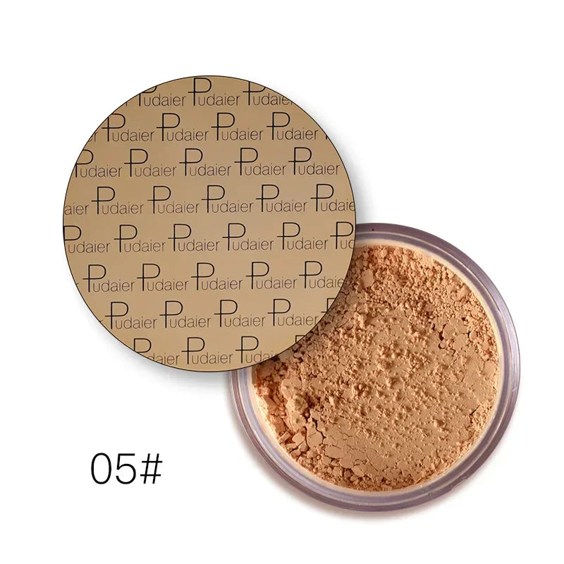 Matte Loose Setting Powder – Oil-Control Mineral Face Concealer, Long-Lasting Bronzer & Contour for Dark Skin