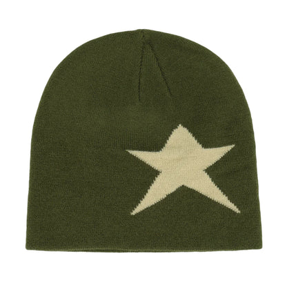 Y2K Letter Knitted Beanie Cap – Unisex Winter Autumn Warm Ski Skullcap, Hip Hop Streetwear Ear Cover Hat for Men & Women