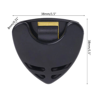 1/5/10pcs Guitar Pick Holder – Self-Adhesive Triangle Plectrum Case, Quick Storage Organizer