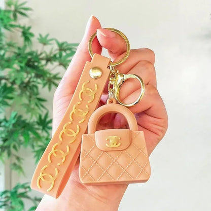 Cartoon Donkey Mini Handbag Keychain – Cute Fragrant Bag Pendant for Girls, Car Keys & Birthday Gift