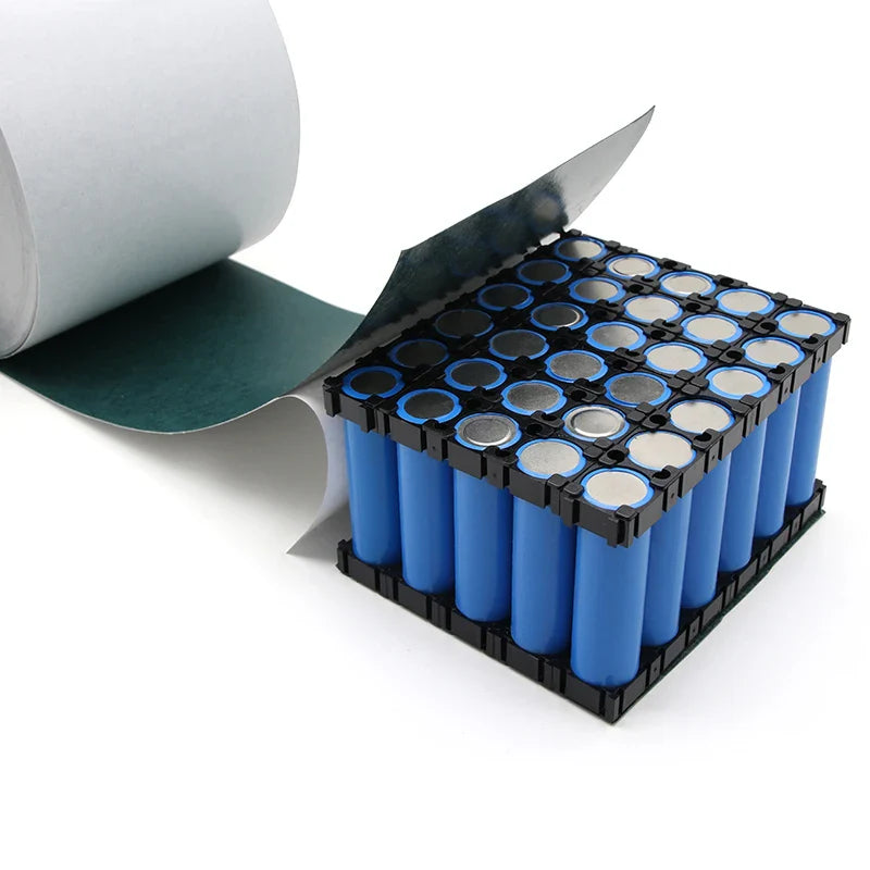 18650 Li-ion Battery Insulation Gasket Barley Paper Tape Roll – Adhesive Insulated Pads 25-500mm Width 1-50m