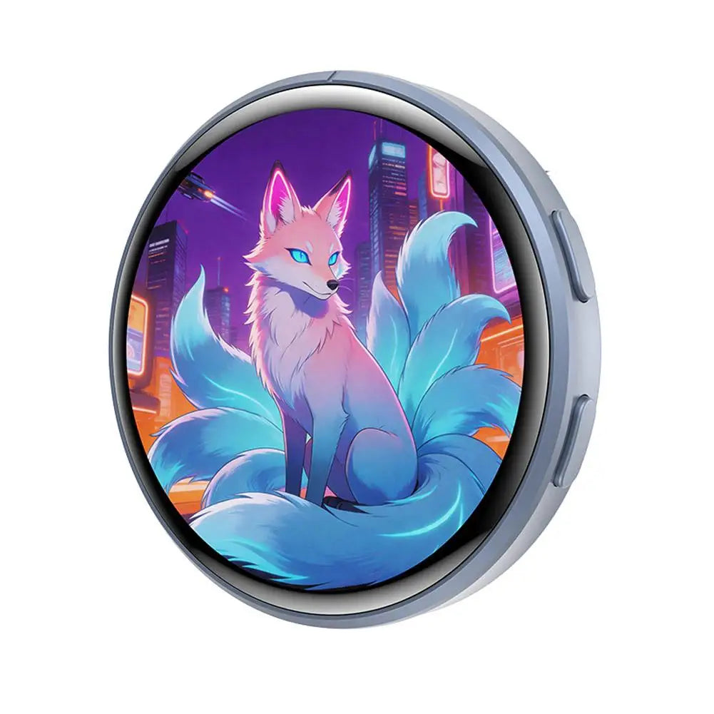 Anime Digital Badge - HD Touchscreen Photo & Video Display Pin for Cosplay, Parties & Fandoms
