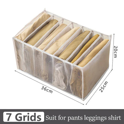Foldable Closet Organizer for Underwear & Socks — Home Cabinet Divider and Clothes Storage Drawer Box