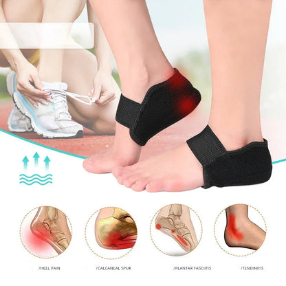 Silicone Heel Cup Cushion Inserts: Shock Absorption Shoe Pads for Plantar Fasciitis & Spurs - Moisturizing Foot Care Protector (1 Pair)