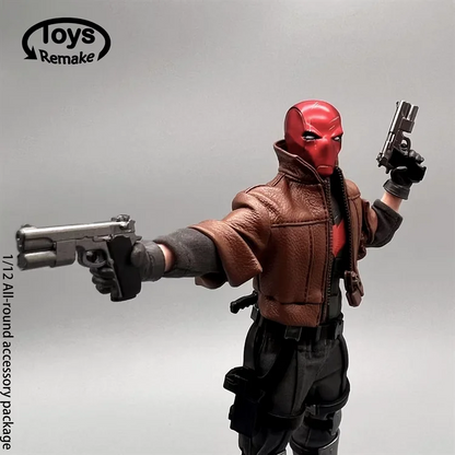 ToysRemake TRD001 1/12 Red Hood Action Figure — 6" Movable Detective Comics Anime Mini Head Sculpt Collectible Full Set