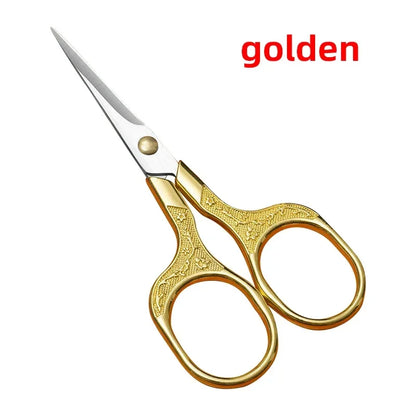 Stainless Steel Fabric Scissors – Colorful Embroidery Sewing Shears for Handicrafts & Household Use