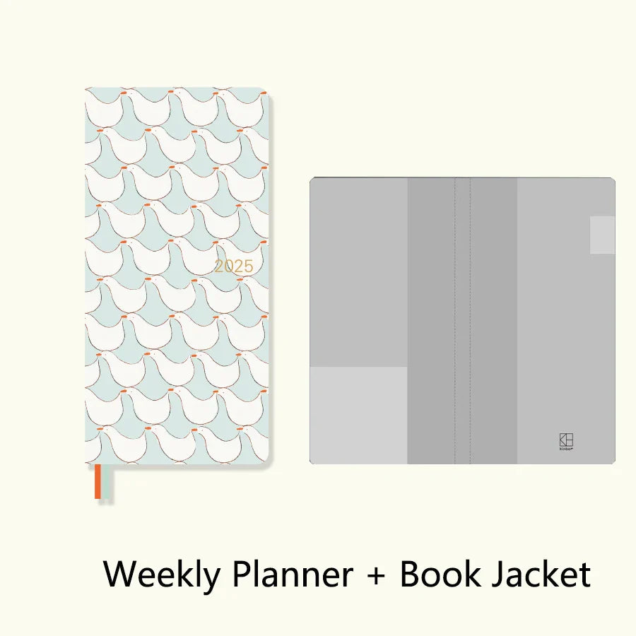 Kinbor 2025 Weekly Planner – Two Pages per Week Schedule Book for Time Management & Daily Efficiency
