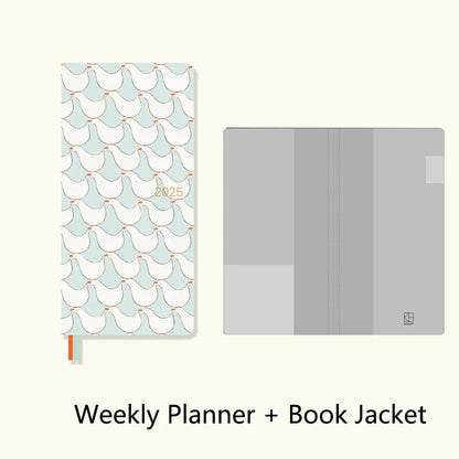 Kinbor 2025 Weekly Planner – Two Pages per Week Schedule Book for Time Management & Daily Efficiency