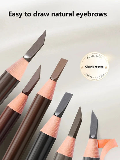 Tear-Off Pull Line Eyebrow Pencil – No Sharpening, Natural Color, Sweat & Smudge Proof Eyebrow Pencil