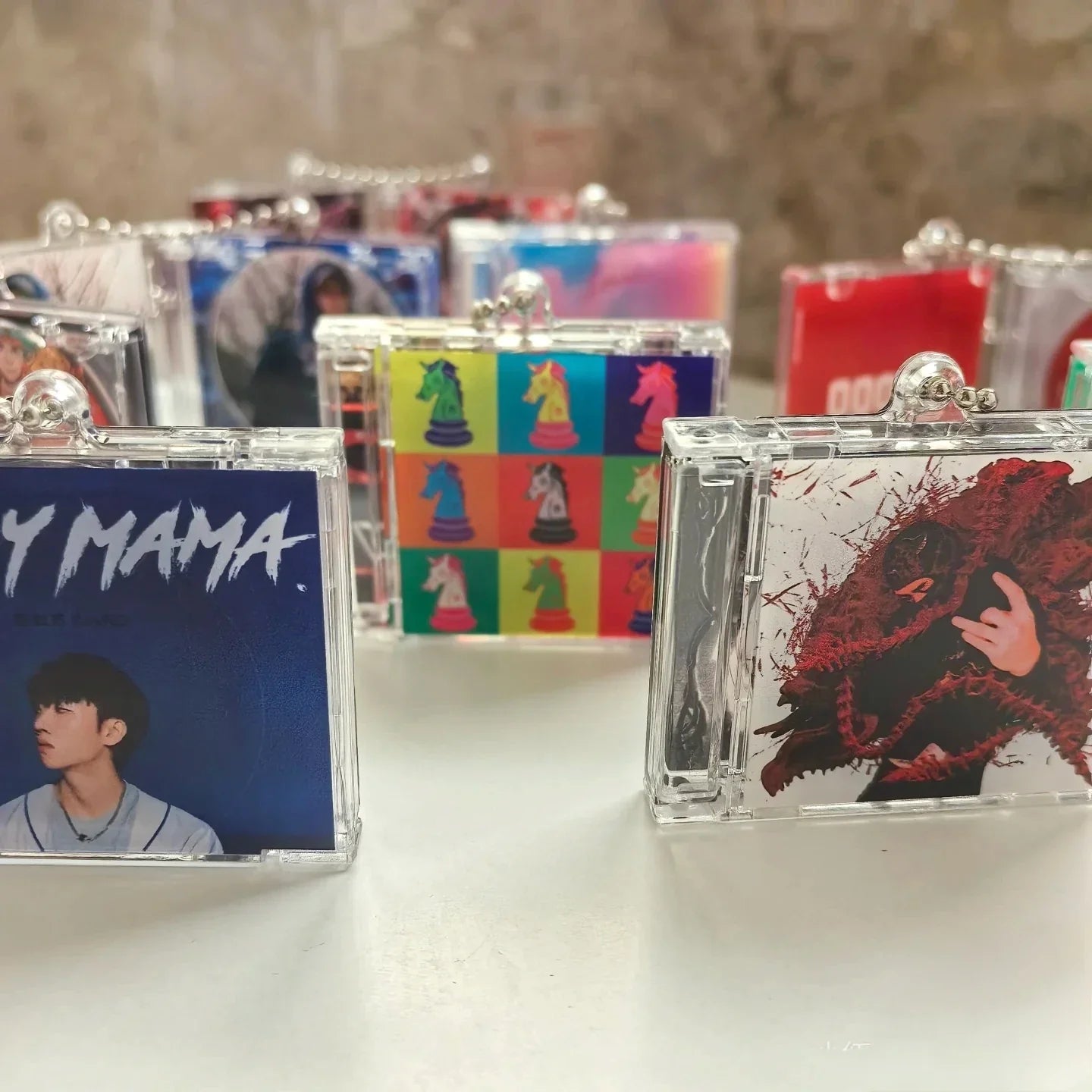 NFC Mini CD Label Customization – DIY High-Quality Singer Album Keychain Pendants, Perfect Gift