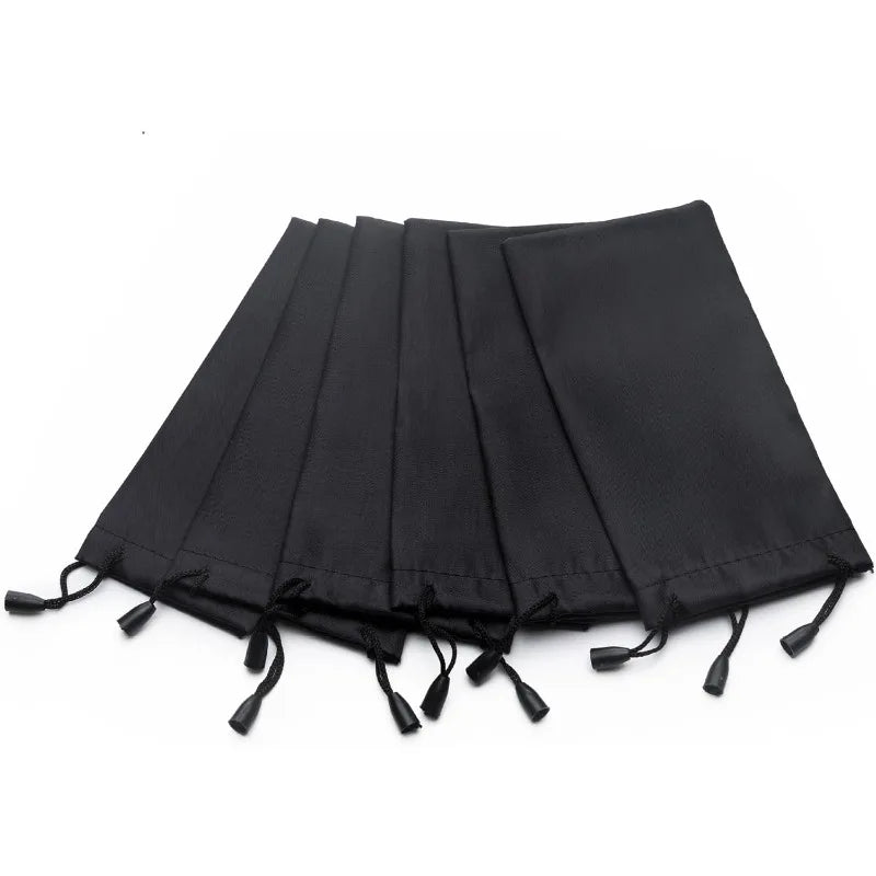 10-100PCS Soft Microfiber Sunglasses Bags – Waterproof Eyewear Pouch Dustproof Glasses Storage Case