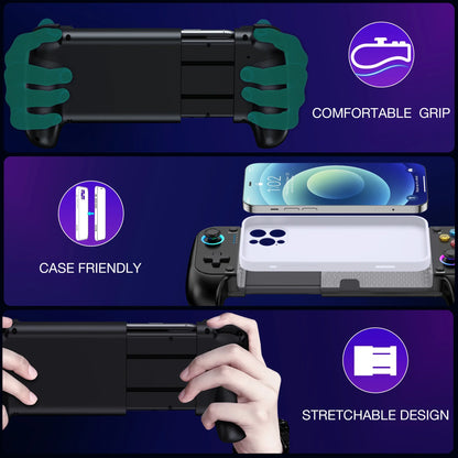 BEBONCOOL MC100 Telescopic Gamepad | Wireless Bluetooth Phone Controller for iOS & Android PUBG COD