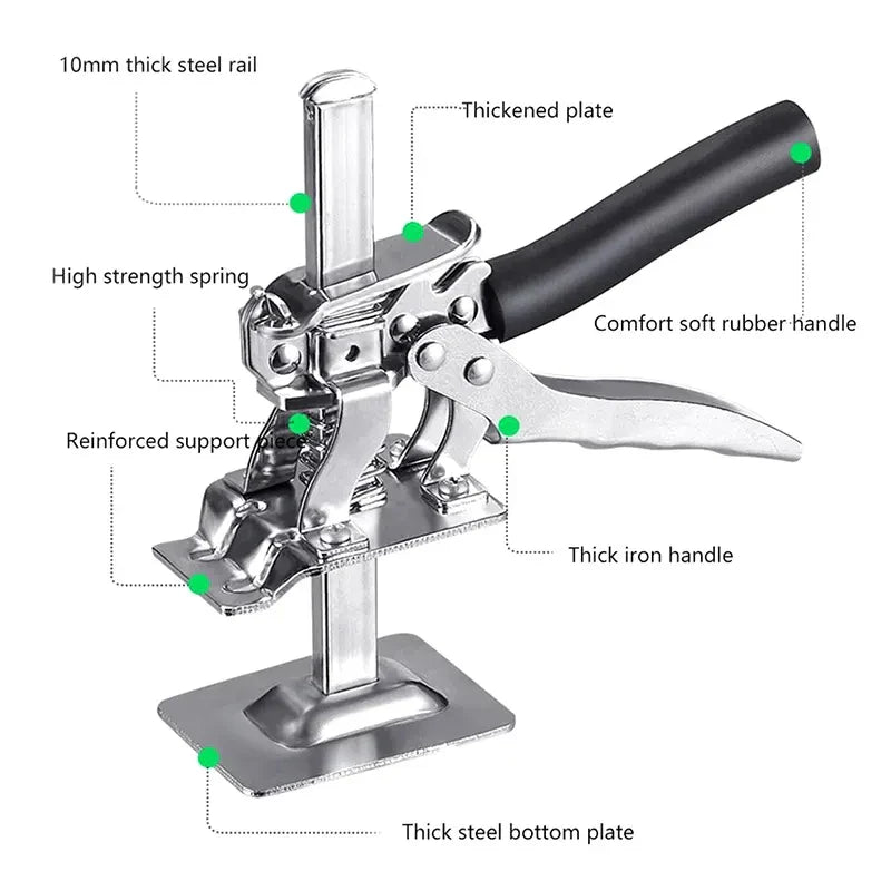 Labor-Saving Lifting Tool | Arm Jack for Door Panels, Drywall, Cabinet Boards, Tile Height Adjuster Elevator Tool