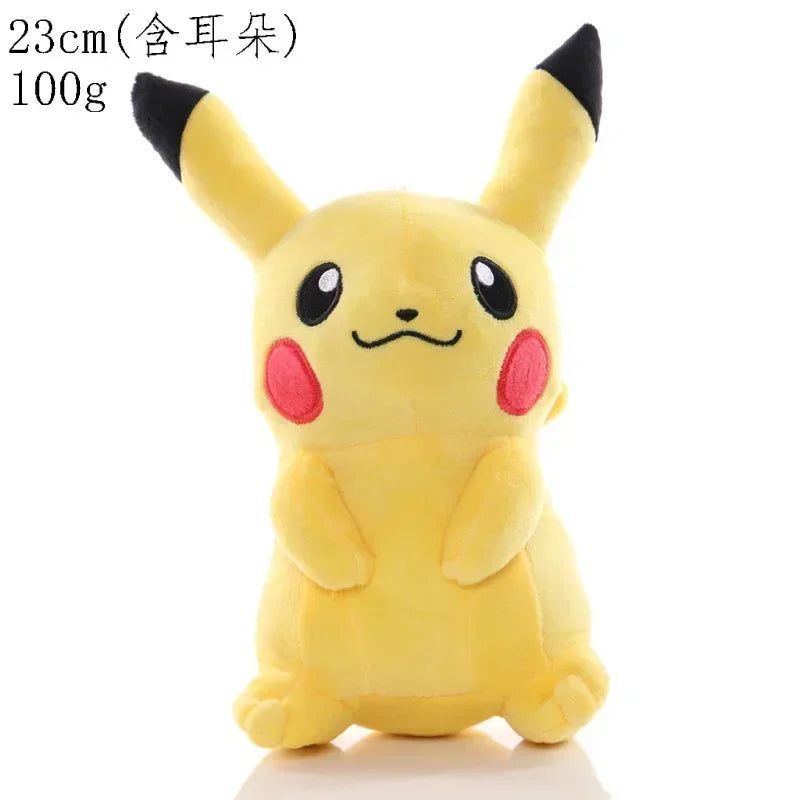 Pokemon Plush Toys – Soft Pikachu, Pichu, Charmander, Bulbasaur, Squirtle & Eevee Stuffed Dolls