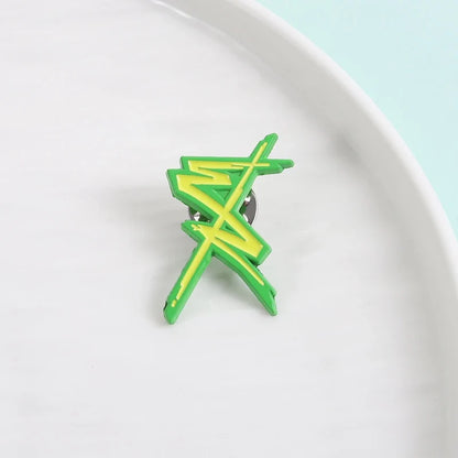 Edgerunners Logo Enamel Brooch - Punk Anime Cosplay Lapel Pin Badge