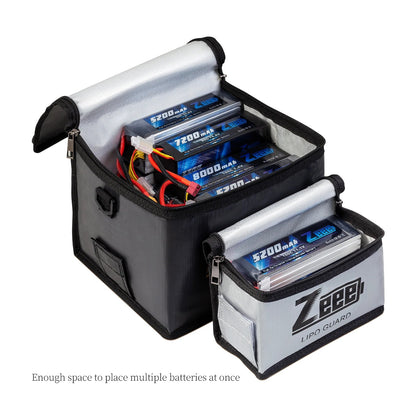 Zeee Lipo Battery Safety Bag – Fireproof & Explosion-Proof RC Car Storage (2 Sizes)