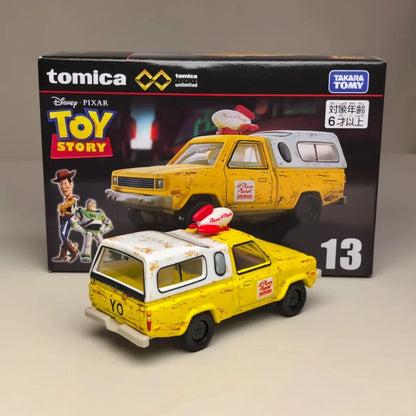 Takara Tomy Tomica Premium Unlimited 13 Pizza Planet Delivery Truck - Disney Pixar Alloy Diecast Model Car Toy Gift
