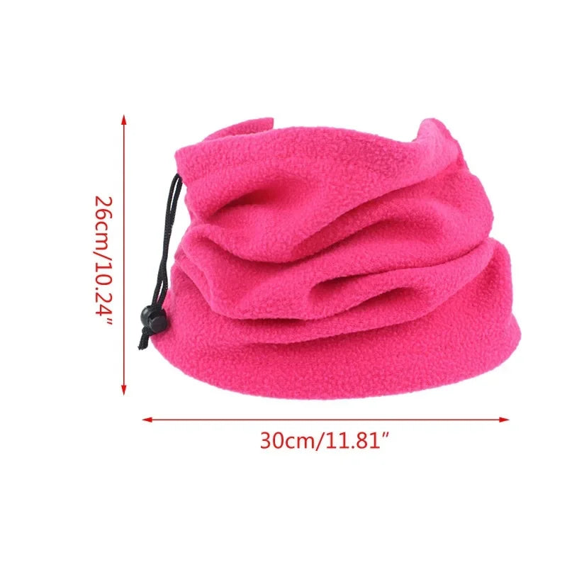 Fleece Warm Winter Windproof Neck Tube Scarf - Men Women Bandana Mask Half Face Cover for Cycling Ski Sport Camping Hiking