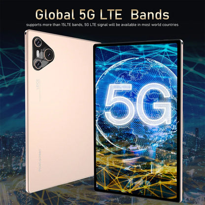 16 Pro 10.1" Android Tablet – HD Display, Android 12, 4G/5G Dual SIM, GPS, 10000mAh for Kids