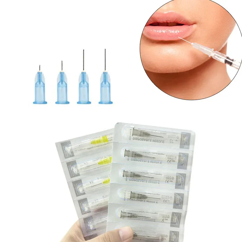 Superfine Precision Needles Assorted Sizes (18G–34G) – 4mm–38mm Lengths, Stainless Steel Fine Point Needles for Craft, Lab & General Use