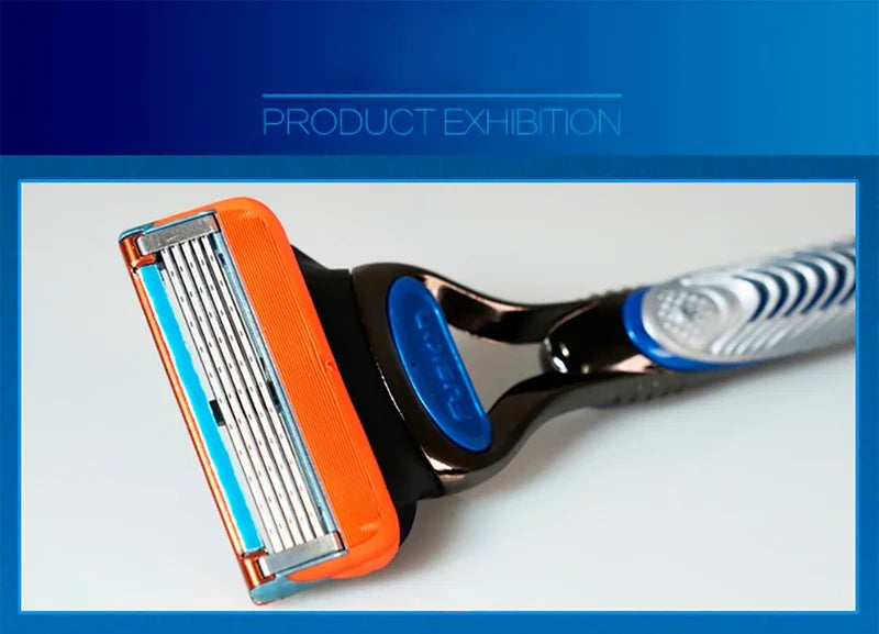 Gillette Fusion 5 Razor Blade Refills - 5-Layer Manual Shaving Head for Men's Face Care and Beard Removal