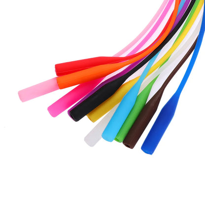 Silicone Eyeglasses Strap - Elastic Anti-Slip Sports Band, Sunglasses Chain & Cord Holder String Ropes