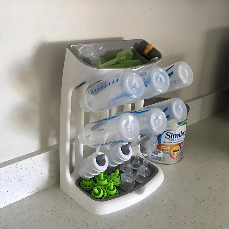 Baby Bottle Drying Rack - Hanging Drainage Storage Stand for Bottles & Water Cups