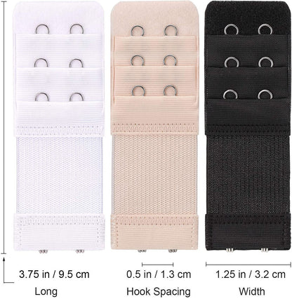 6PCS Women’s Bra Extender Strap Set – Adjustable Hook Extension for Bras, Underwear & Intimates Accessories