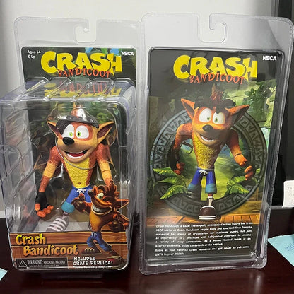 Crash Bandicoot Action Figure Toy – N. Sane Trilogy Game Character Collectible Gift