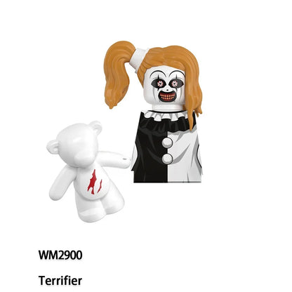 Horror Movie Action Figure Building Blocks – M3gan, Nun & Ash Terrifier Halloween Toy Gift