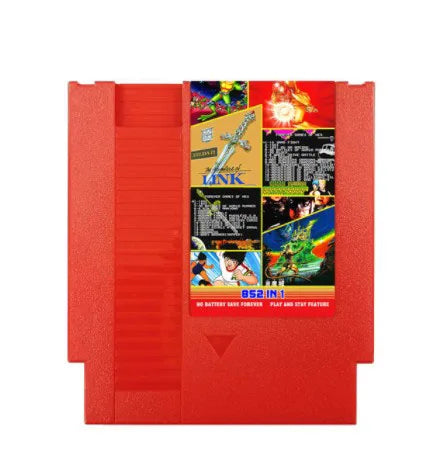 FOREVER DUO NES 852-in-1 Game Cartridge – 1024MBit Flash Chip with 405+447 Games for NES Console