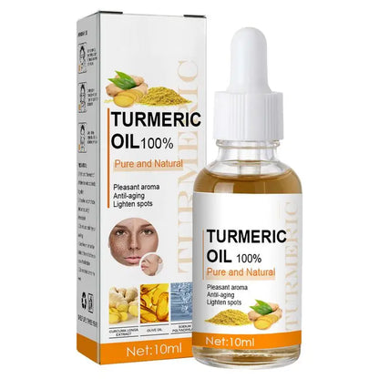 10ml Pure Turmeric Essential Oil – Natural Moisturizer for Brightening, Tightening & Anti-Aging